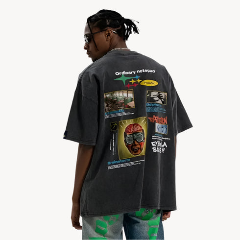 Graphic T-Shirt – Harajuku Vintage Oversized Streetwear Y2K Summer T-Shirt